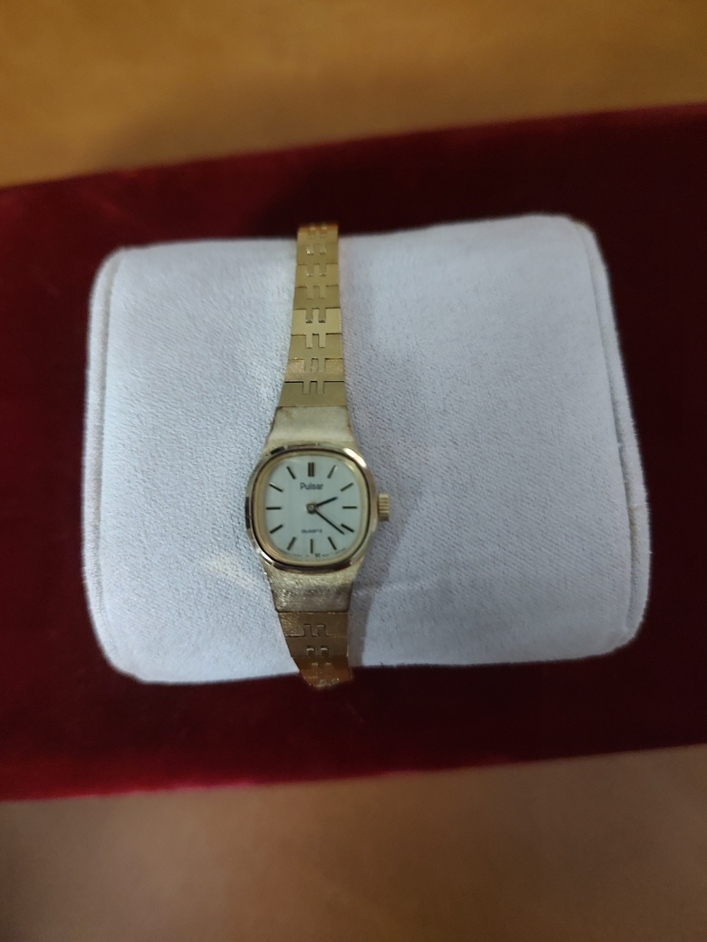 Pulsar Gold-Tone Women's Bracelet Watch with White Dial